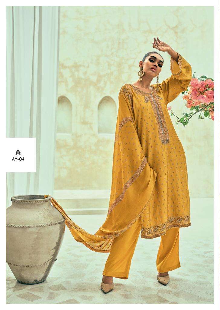 Varsha Ayeza Viscose Digitally Printed Handwork Designer Salwar Suit