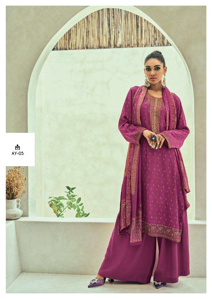 Varsha Ayeza Viscose Digitally Printed Handwork Designer Salwar Suit