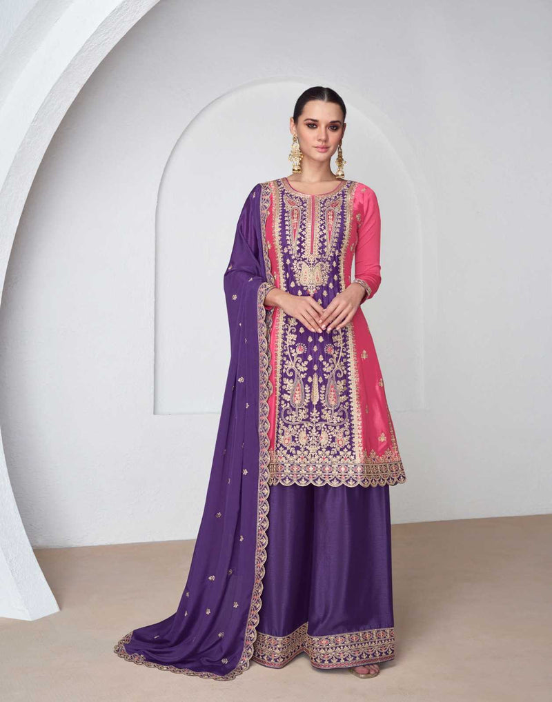 Aashirwad Creation Shanaya Premium Chinon Silk Fancy Wear Kurti Collection