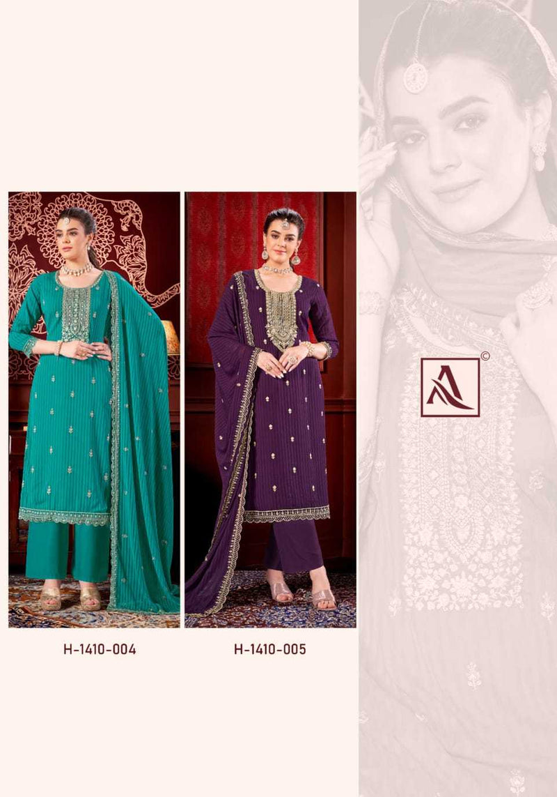 Alok Suit Door Premium Self Embroidery Work Salwar Suit
