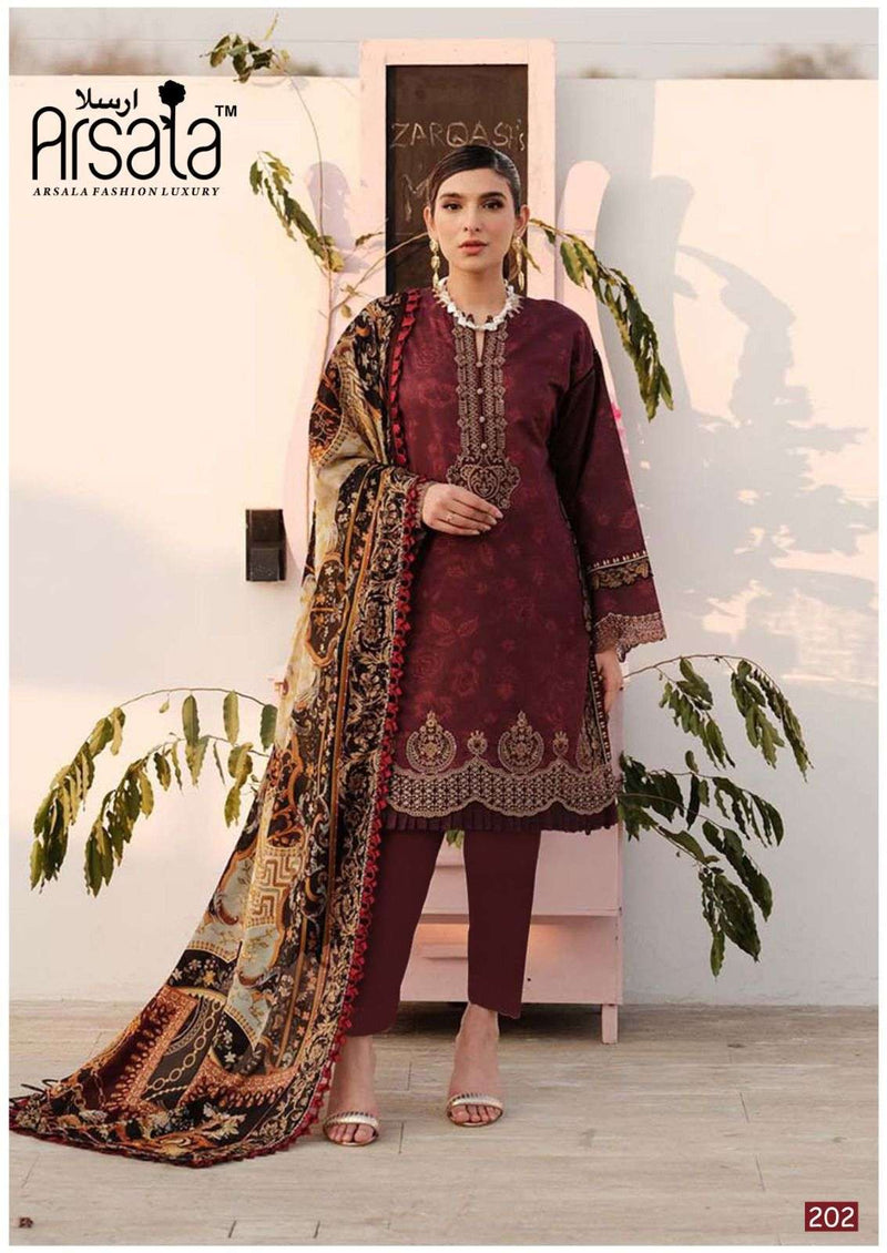 Arsala Fashion Amira Heavy Cotton Luxury Collection Vol 2 Printed Pakistani Suit