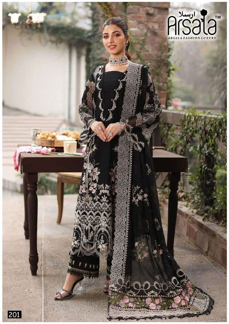Arsala Fashion Amira Heavy Cotton Luxury Collection Vol 2 Printed Pakistani Suit