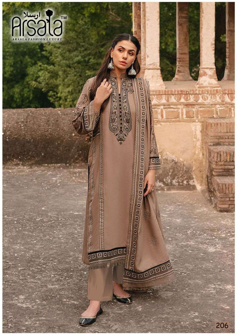 Arsala Fashion Amira Heavy Cotton Luxury Collection Vol 2 Printed Pakistani Suit