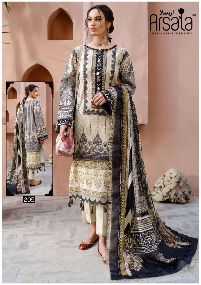 Arsala Fashion Amira Heavy Cotton Luxury Collection Vol 2 Printed Pakistani Suit