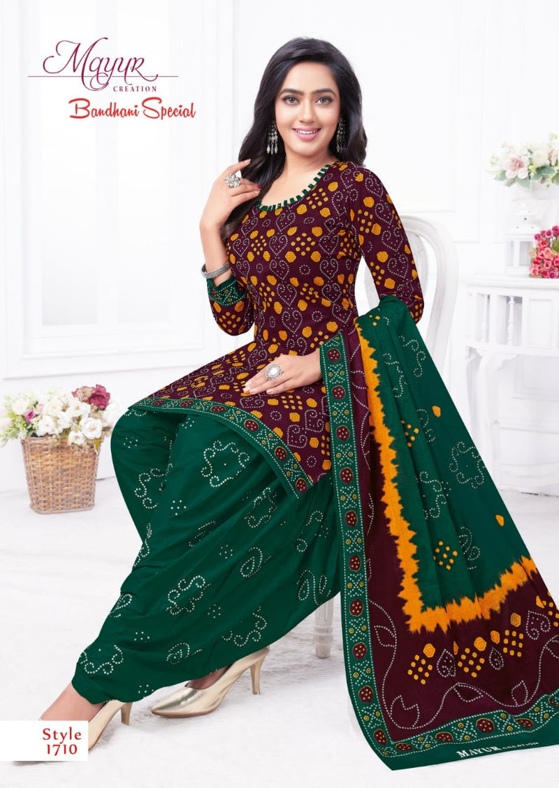 Mayur Creation Bandhani Special Vol 17 Cotton Bandhni Printed Salwar Suits