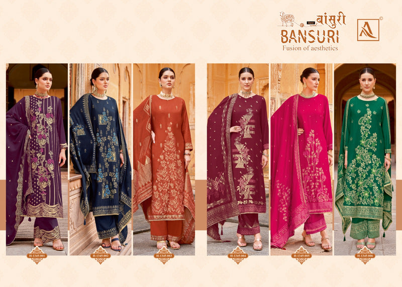 Alok Suits Bansuri Pashmina Designer Winter Wear Salwar Suit Collection