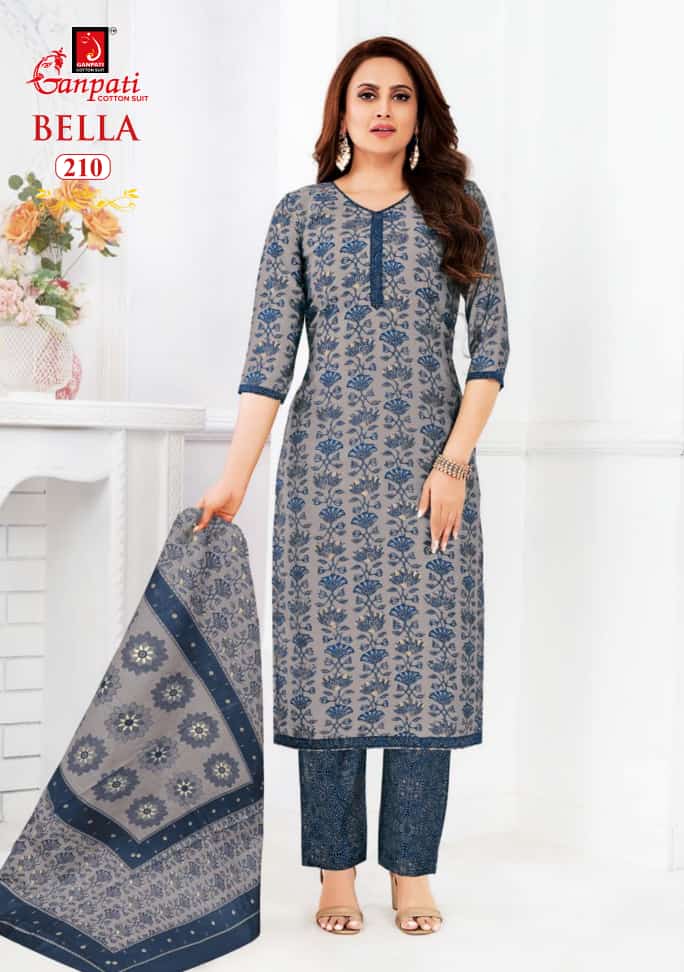 Ganpati Bella Vol 2 Cotton Printed Regular Wear Salwar Suits Collection