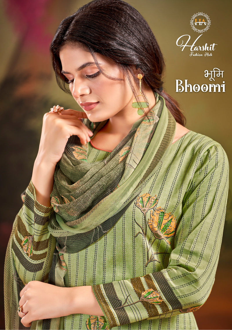 Harshit Fashion Hub Bhoomi Jam Cotton Digital Style Print Suits