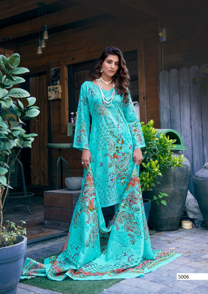 Yashika Trends Bin Saeed Mahnoor Vol 5 Lawn Cotton Karachi Print Suits