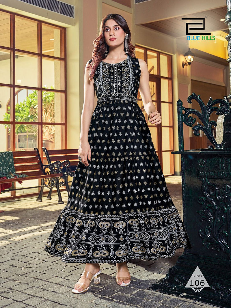 Rosette Party Wear Designer Diwali Special Hand Work Gowns Collection  Catalog
