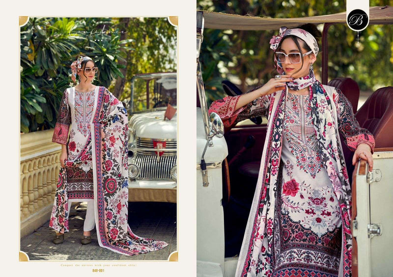 Belliza Designer Studio Naira Vol 106 Pure Cotton Embroidered Work Salwar Suit