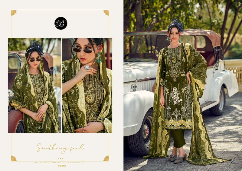 Belliza Designer Studio Naira Vol 106 Pure Cotton Embroidered Work Salwar Suit