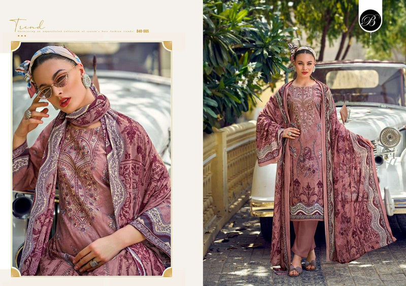 Belliza Designer Studio Naira Vol 106 Pure Cotton Embroidered Work Salwar Suit