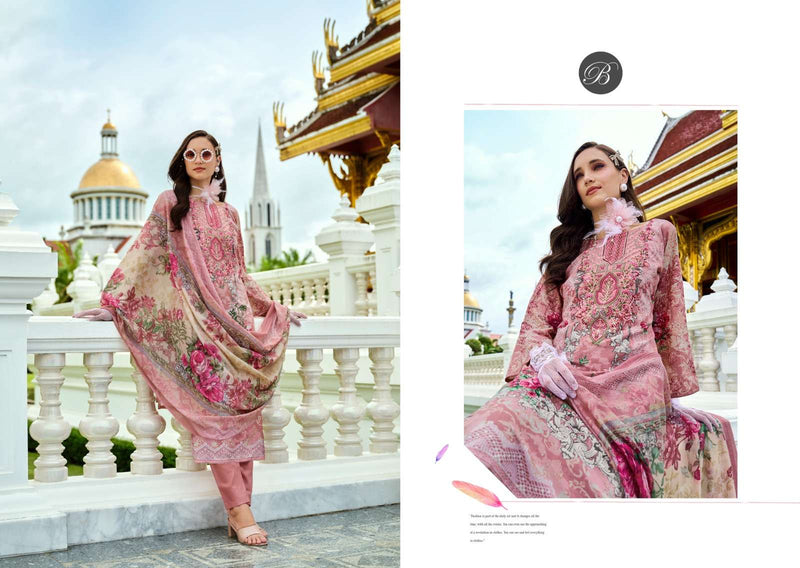 Belliza Designer Studio Naira Vol 99 Pure Cotton Digital Print Embroidered Salwar Suit
