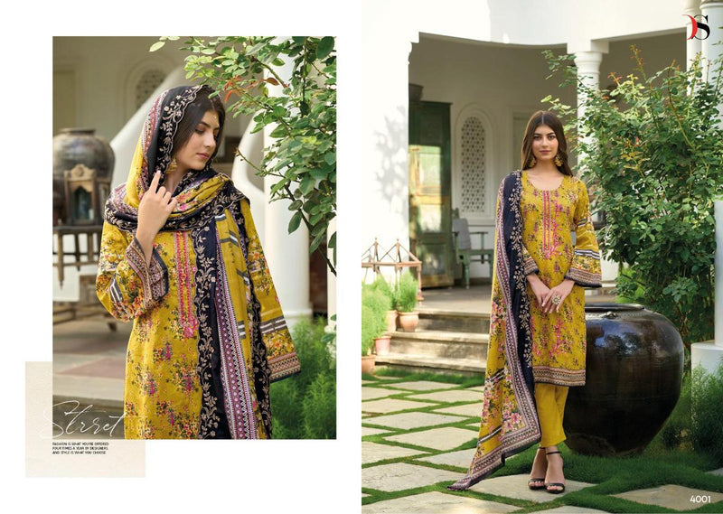 Deepsy Suits Bin Saeed Lawn Collection Vol 4 Cotton Embroidery Designer Salwar Kameez