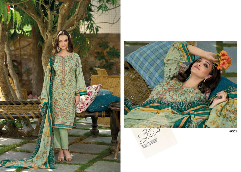 Deepsy Suits Bin Saeed Lawn Collection Vol 4 Cotton Embroidery Designer Salwar Kameez