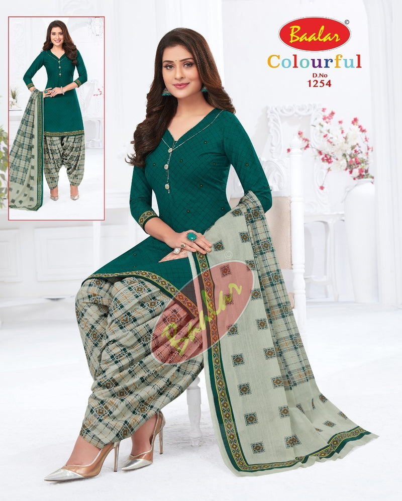 Baalar Colourful Vol 12 Hit List Cotton Ready Made Patiyala Suits