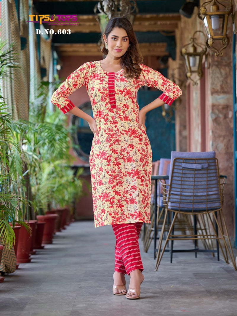 Tips And Tops Cotton Candy Vol 6 Cotton Printed Daily Wear Fancy Kurti