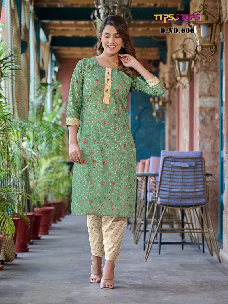 Tips And Tops Cotton Candy Vol 6 Cotton Printed Daily Wear Fancy Kurti