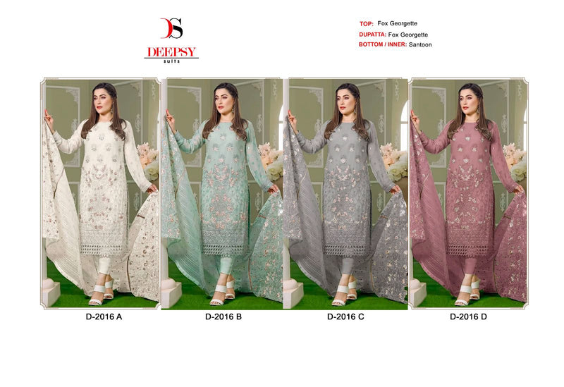 Deepsy Suits D No D 2016 Georgette With Embroidery And Moti Work Pakistani Suits