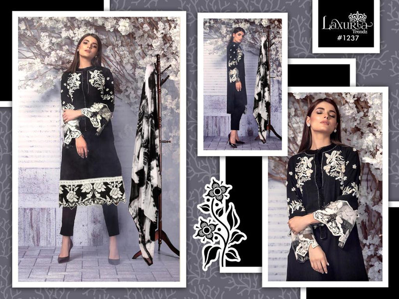 Laxuria Trendz D No 1237 Fox Georgette With Fancy Designer Ready Made Suits