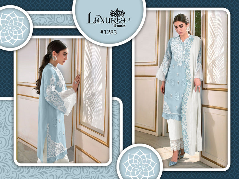 Laxuria Trebdz DNO 1283 Georgette Designer Pakistani Suits