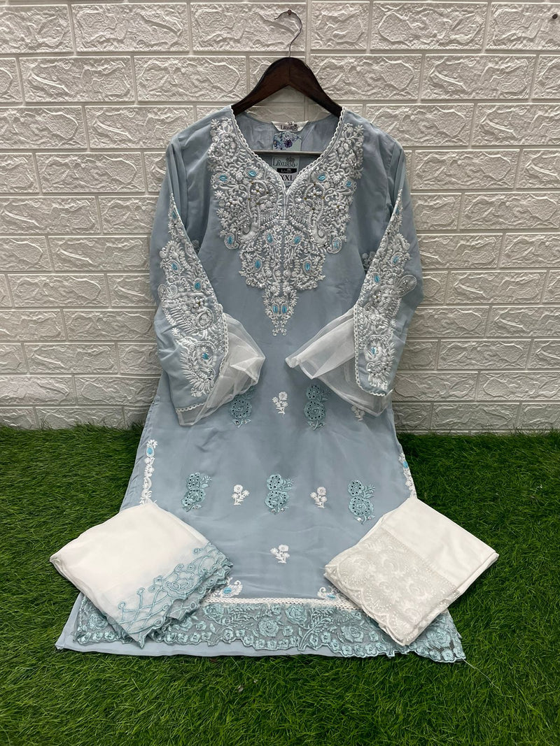 Laxuria Trebdz DNO 1283 Georgette Designer Pakistani Suits