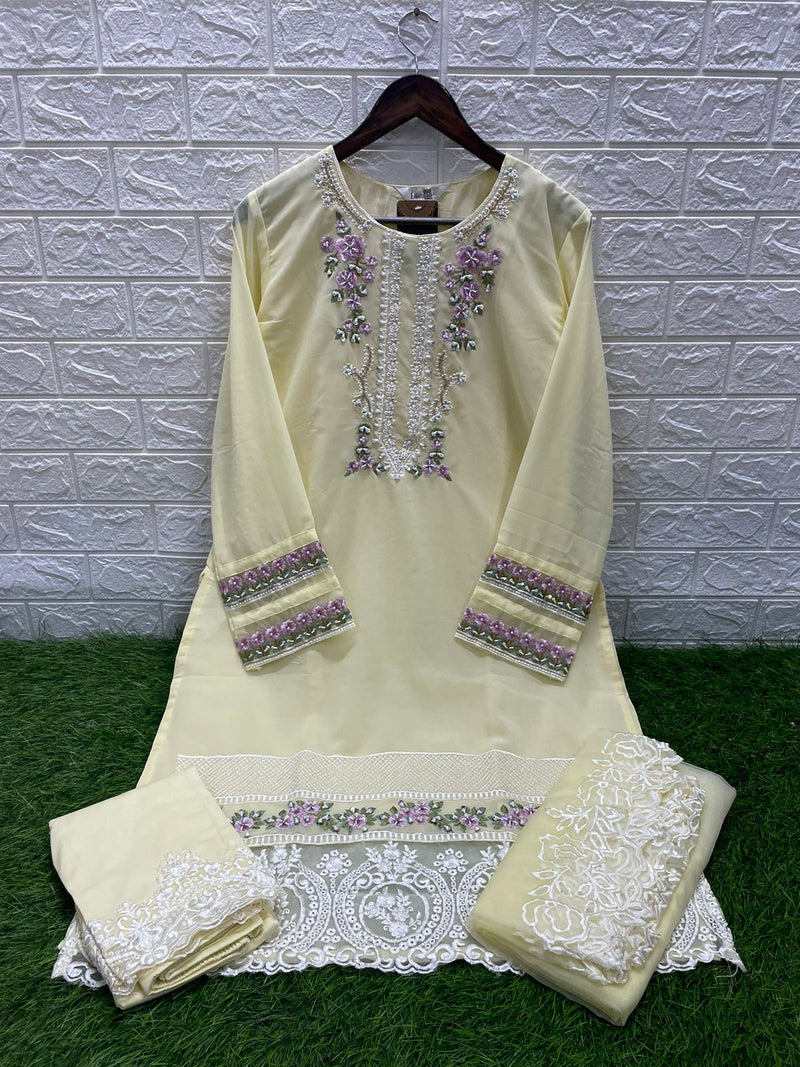 Laxuria Trendz D No 1305 Fox Georgette Looking Gorgeous Kurti Collection