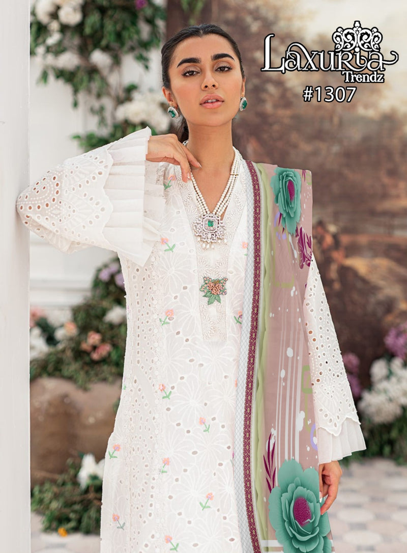 Laxuria Trendz D NO 1307 Georgette Heavy Embroidered Tunic With Handworked Designer Kurtis