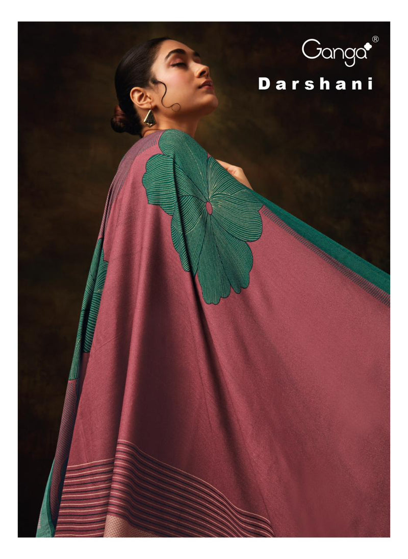 Ganga Darshani Pashmina Digital Printed With Embroidery Suit Collection