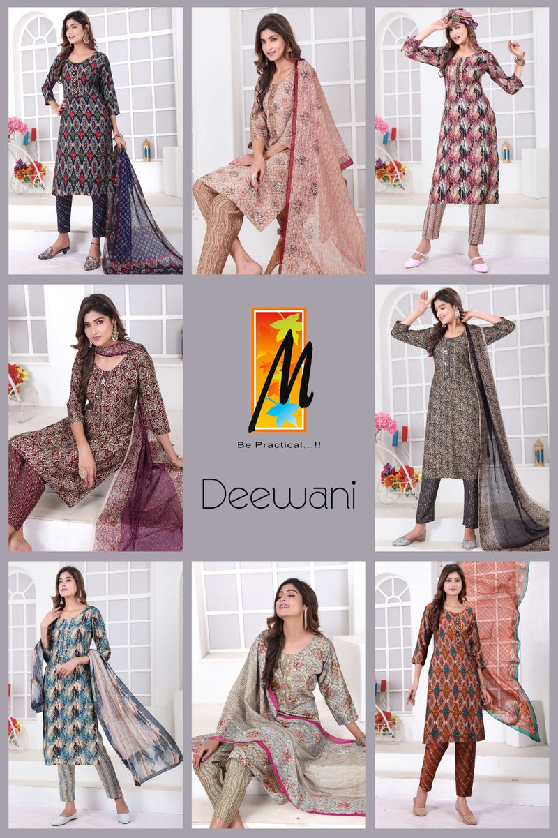 Master Deewani Printed Modal Fabric Fancy Kurti Set