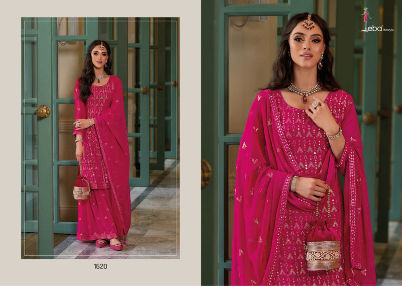 Eba Lifestyle Dillagi Georgette With Heavy Embroidery Work Designer Suit Collection