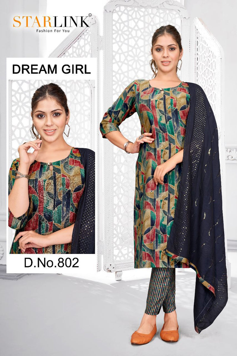 Starlink Dream Girl Fancy Printed Casual Wear Kurtis