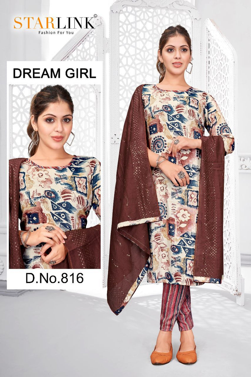 Starlink Dream Girl Fancy Printed Casual Wear Kurtis