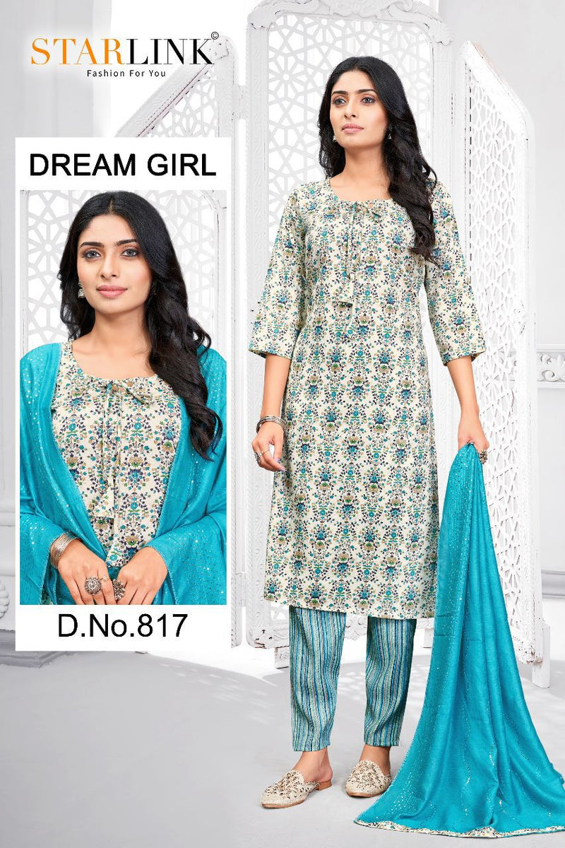 Starlink Dream Girl Fancy Printed Casual Wear Kurtis