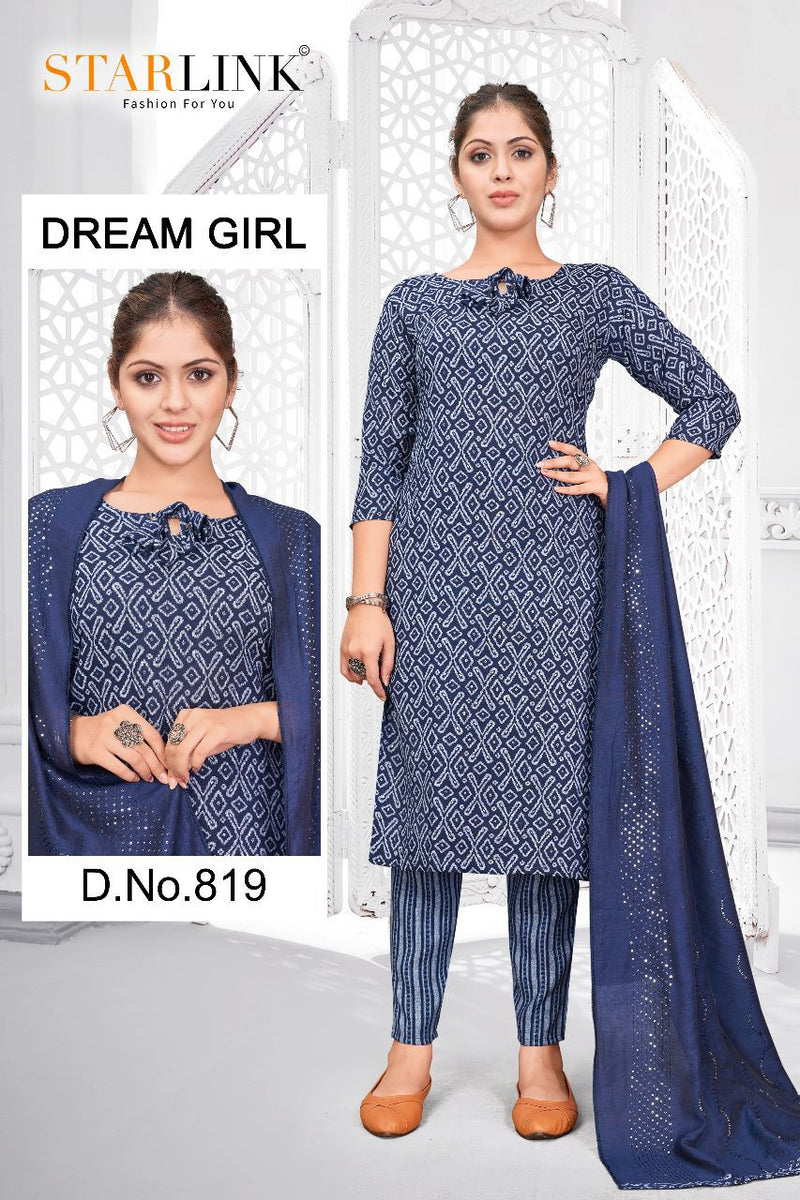 Starlink Dream Girl Fancy Printed Casual Wear Kurtis