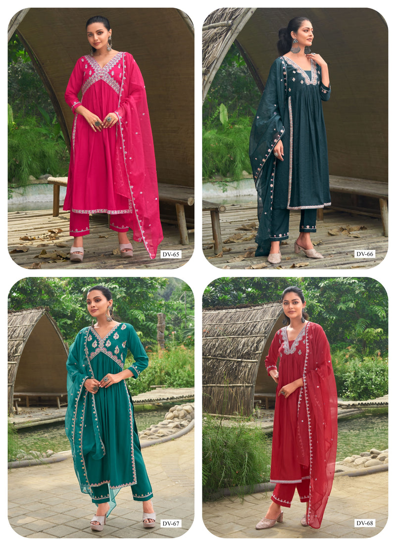 Mf Pick & Choose Collection Fancy With Embroidered Work Readymade Kurti