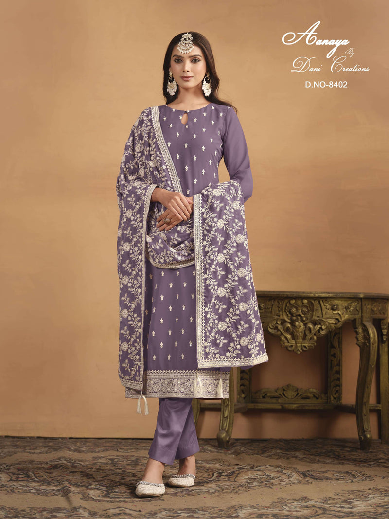 Dani Creation Aanaya Vol 184 Fox Georgette Designer Party Wear Salwar Suit