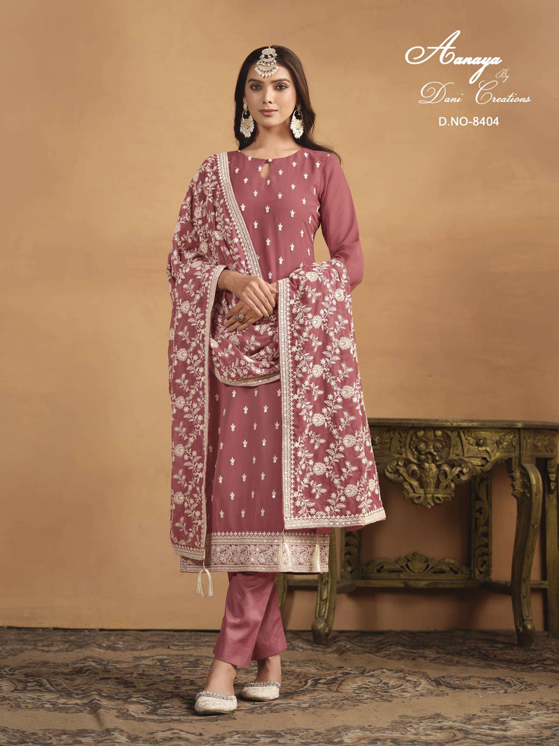 Dani Creation Aanaya Vol 184 Fox Georgette Designer Party Wear Salwar Suit