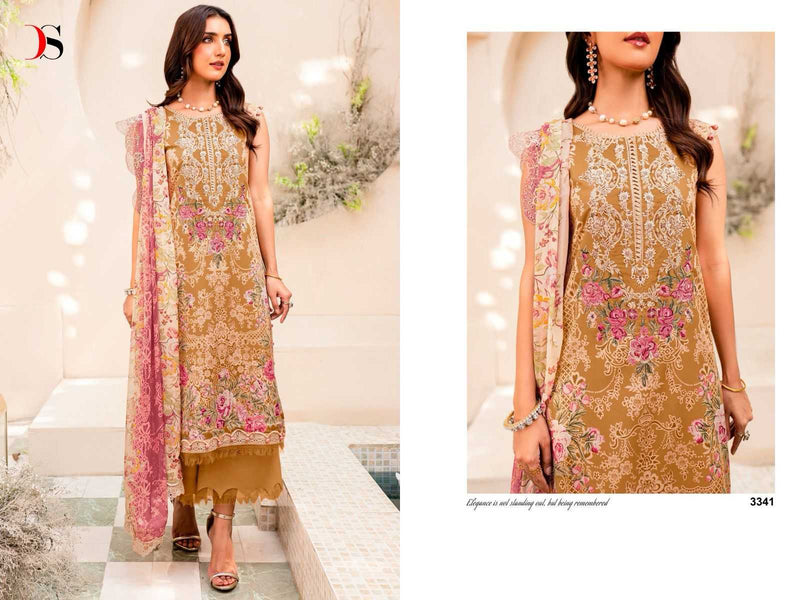 Deepsy Suit Niddle Wonder Premium Pure Cotton Embroidery Work Pakistani Suit