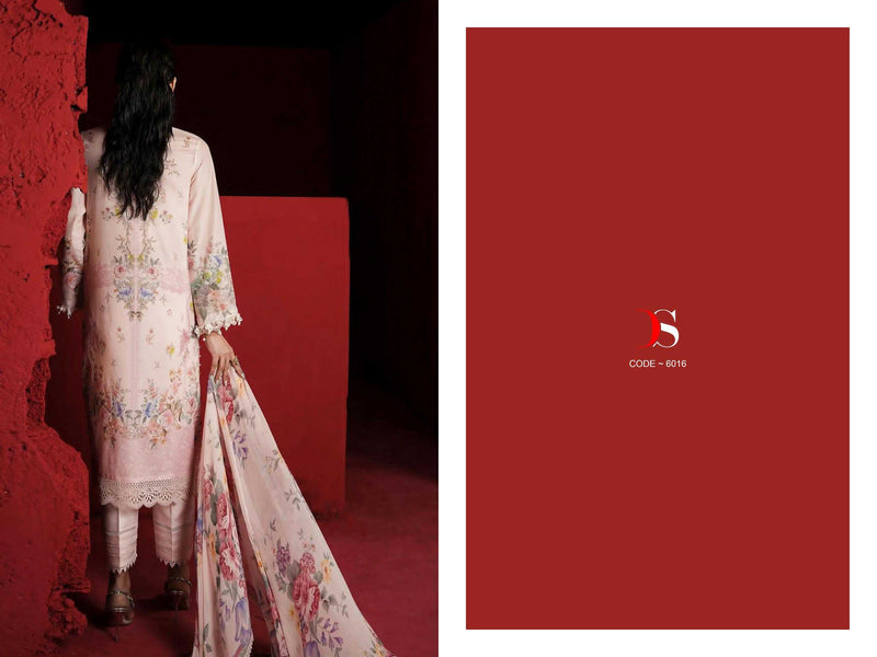 Deepsy Suit Sana Safinaz Muzlin 24 Pure Cotton With Embroidery Work Salwar Suit