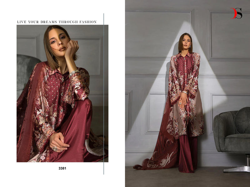 Deepsy Suit Sobia Nazir Silk 24 Pure Japan Silk Digital Print With Embroidery Work Salwar Suit