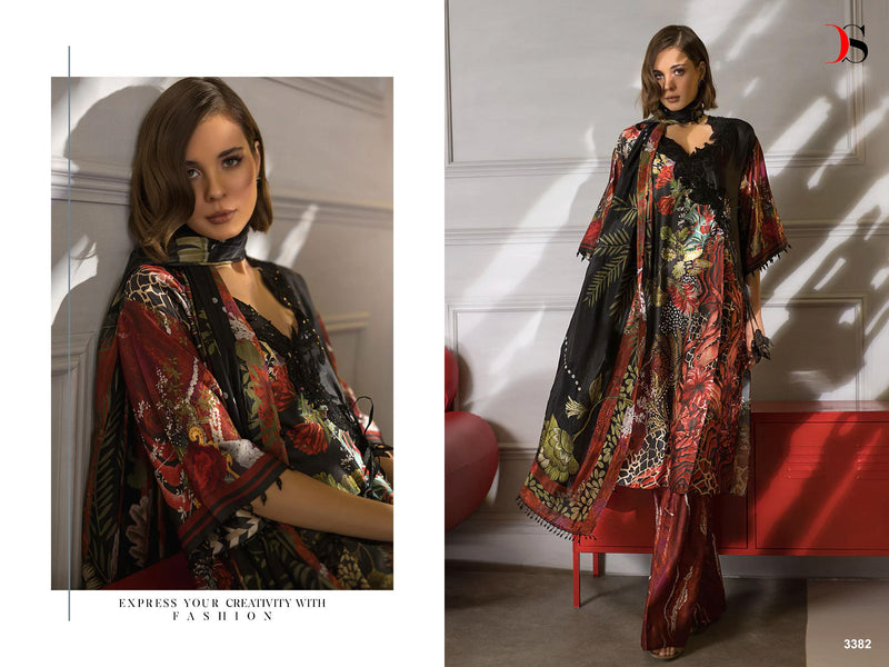 Deepsy Suit Sobia Nazir Silk 24 Pure Japan Silk Digital Print With Embroidery Work Salwar Suit