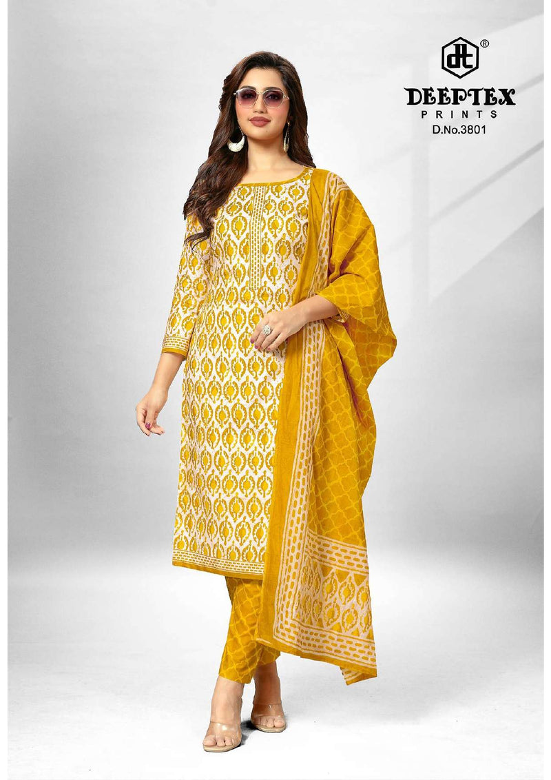 Deeptex Prints Chief Guest Vol 38 Pure Cotton Printed Salwar Kameez