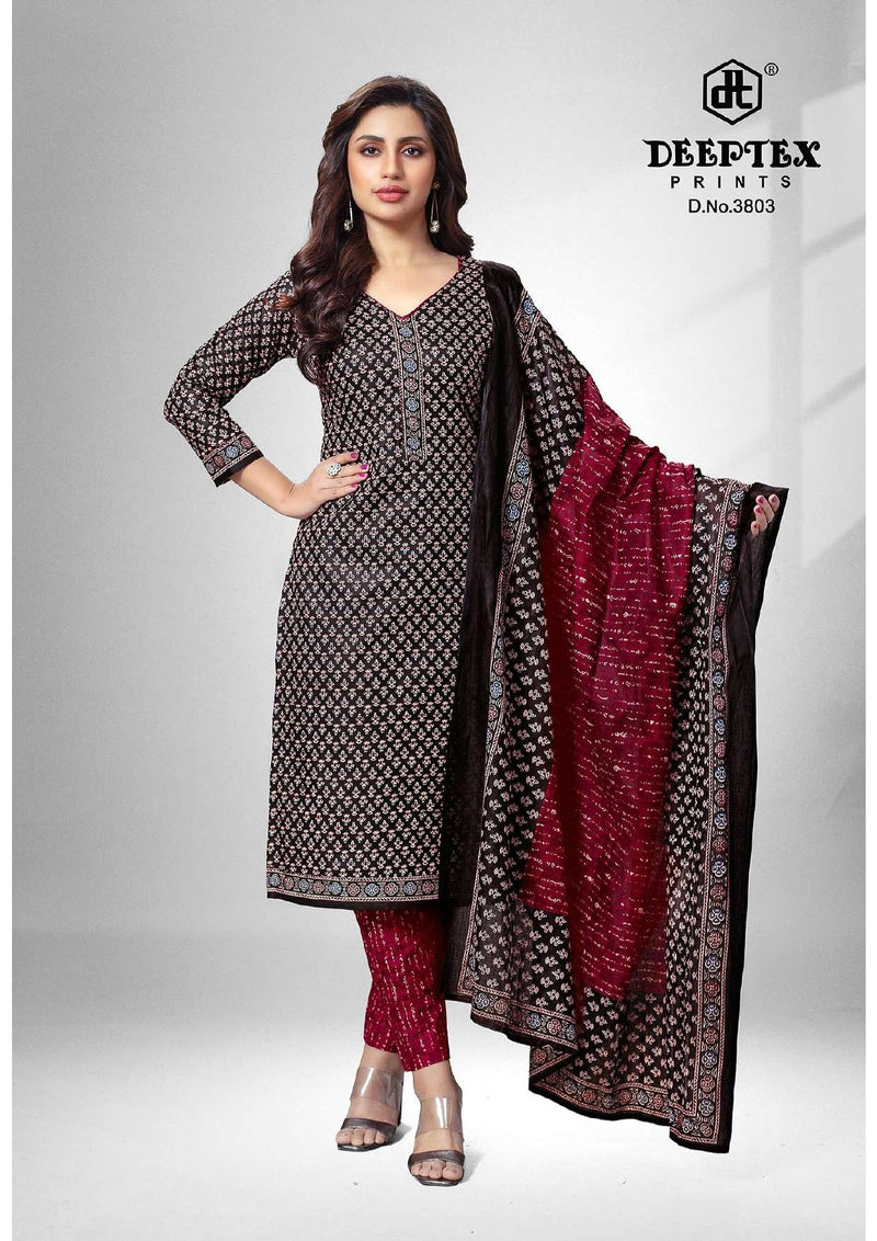 Deeptex Prints Chief Guest Vol 38 Pure Cotton Printed Salwar Kameez