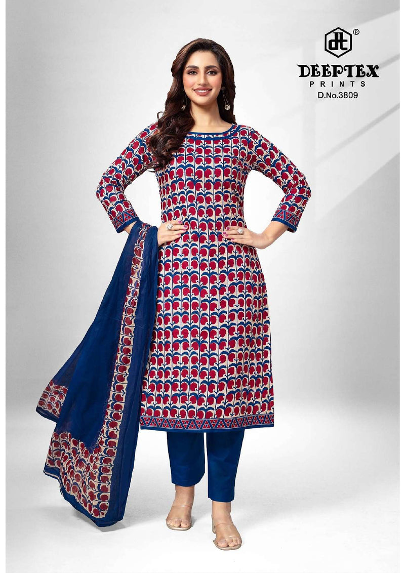 Deeptex Prints Chief Guest Vol 38 Pure Cotton Printed Salwar Kameez