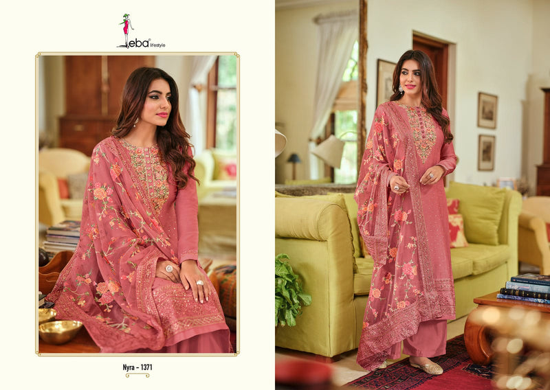 Eba Lifestyle Nyra Vol 3 Hit List Viscose Silk With Heavy Embroidery Designer Suits