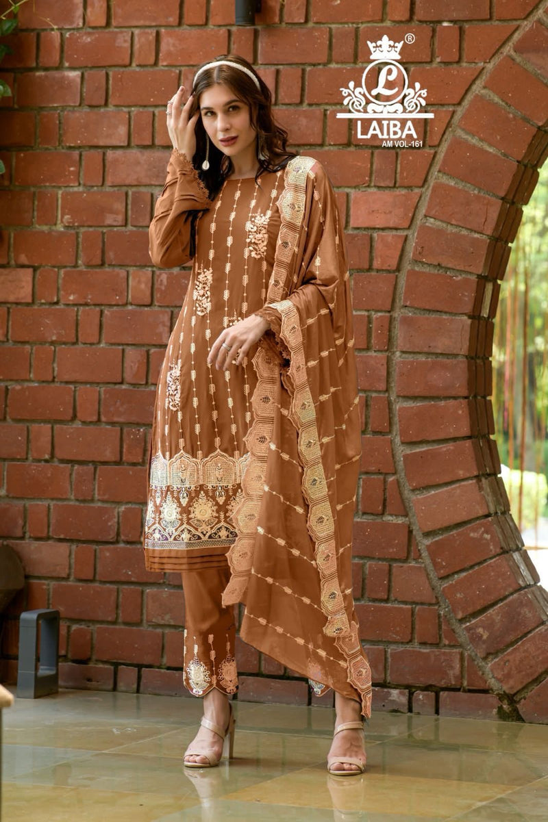 Laiba Am Vol 161 Pure Georgette Elegant Look Stylish Partywear Pret Kurti