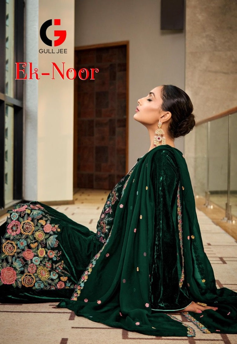 Deepsy Suits Gull Jee Ek Noor Velvet With Embroidery Winter Suits Collection