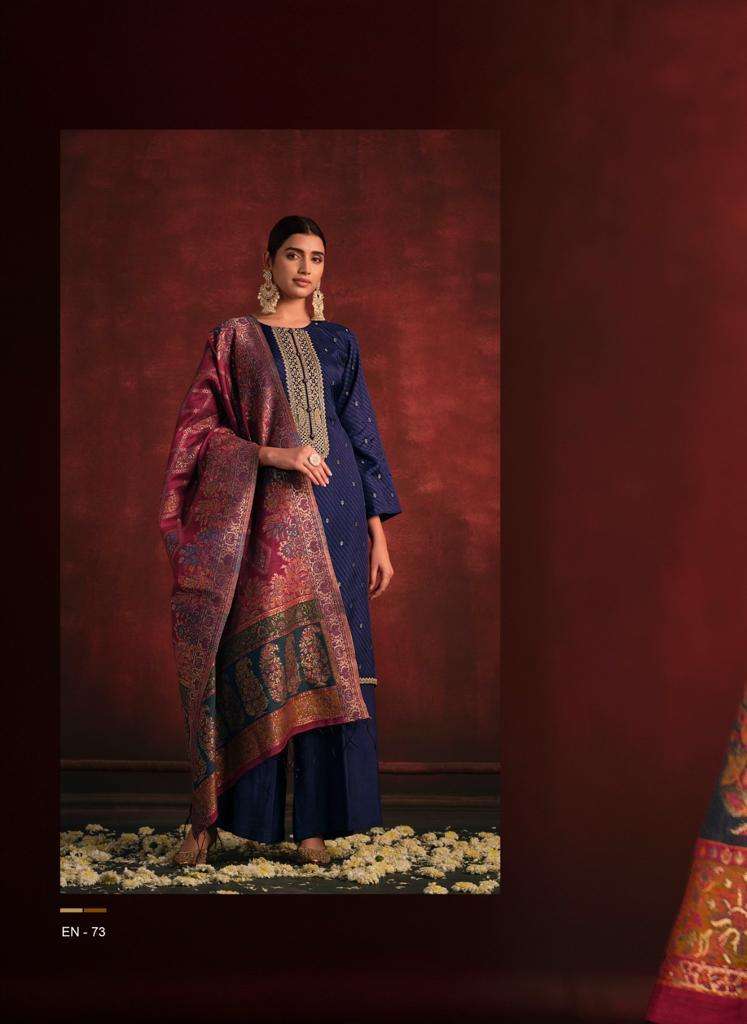 Varsha Ekani Viscose Printed Embroidered Designer Party Wear Suit Collection